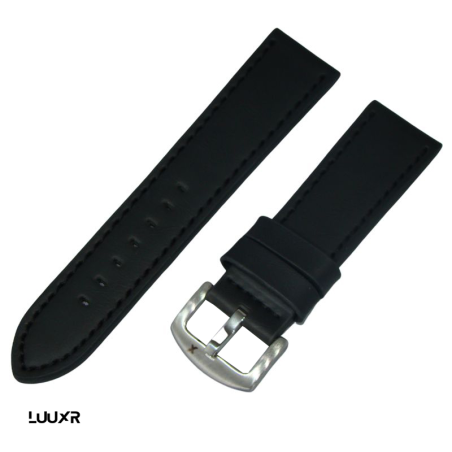 LuuXr watch strap 24 mm black - Full Black