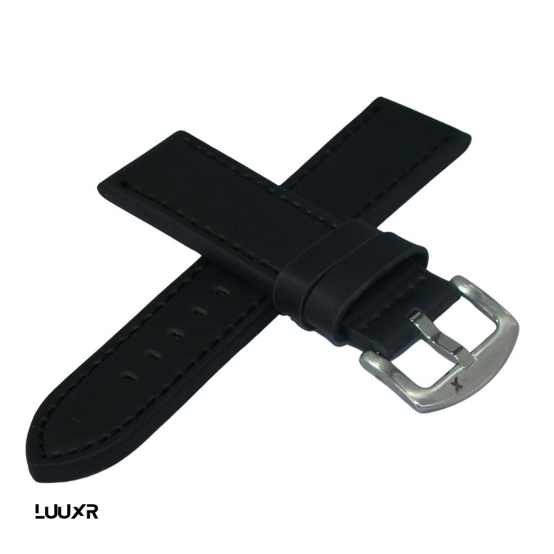 LuuXr watch strap 24 mm black - Full Black